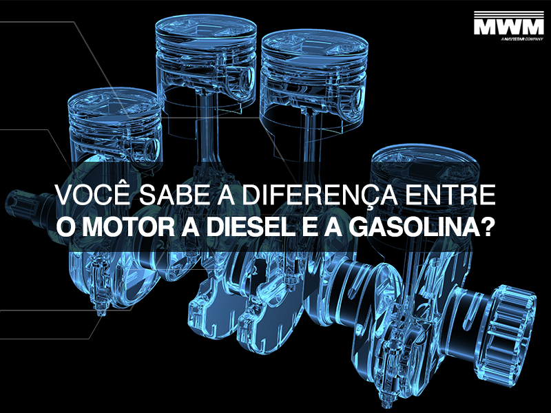 Você sabe a diferença entre motores a diesel e gasolina?
